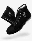 New YIC High-top Canvas Shoes - VantaBlack