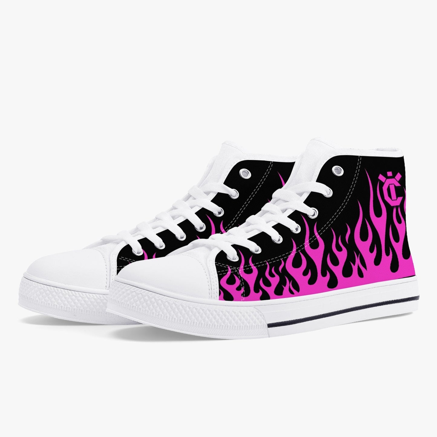 Classic High-Top Canvas Shoes -