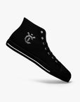 New YIC High-top Canvas Shoes - VantaBlack