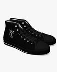 New YIC High-top Canvas Shoes - VantaBlack