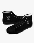 New YIC High-top Canvas Shoes - VantaBlack