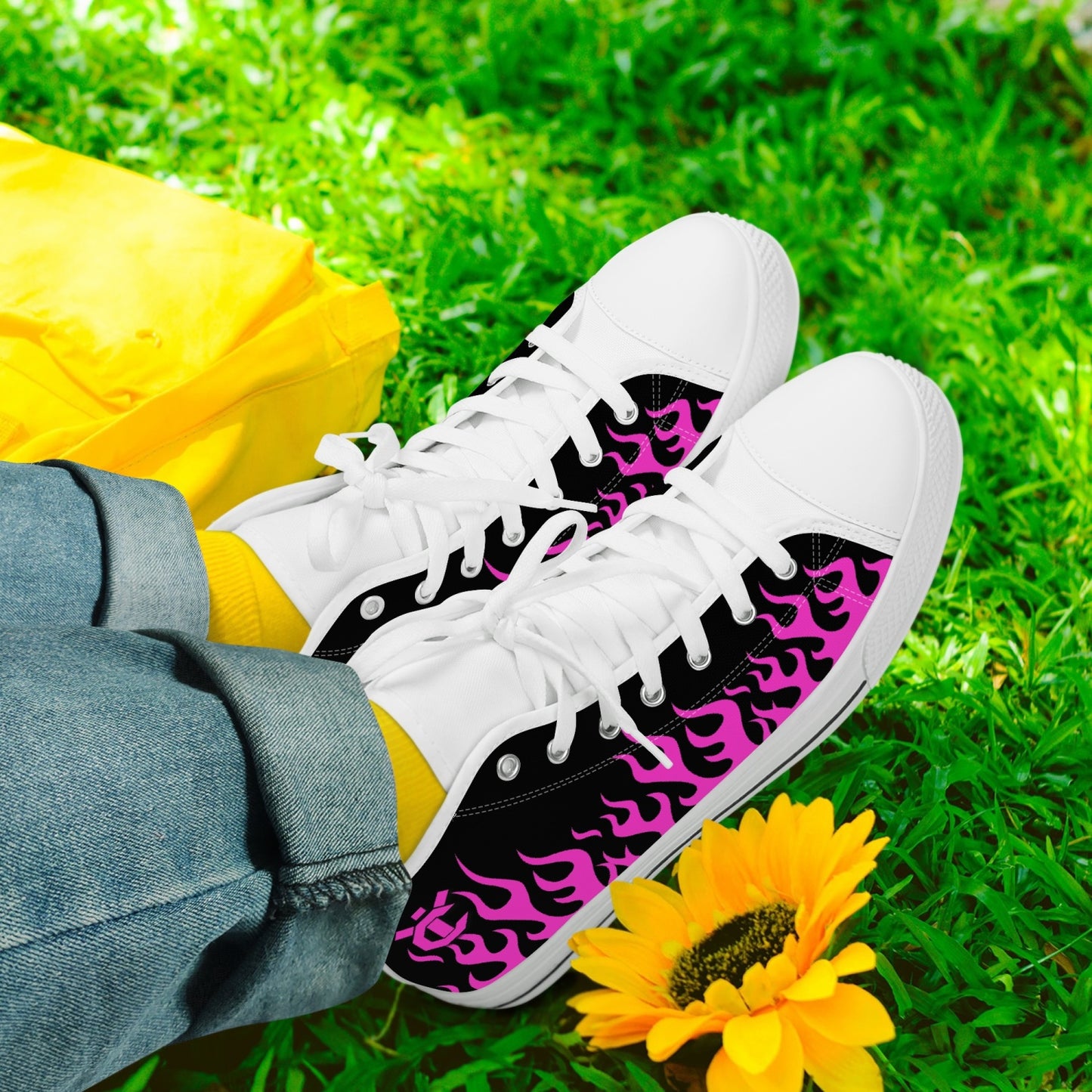 Classic High-Top Canvas Shoes -