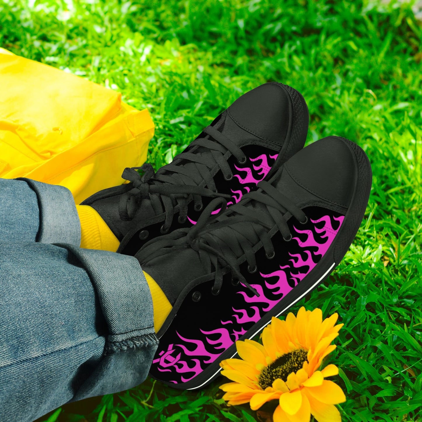 Classic High-Top Canvas Shoes -