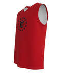 All-Over Print Men's V Neck Basketball Top
