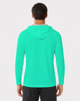 All-Over Print Men's Sun Protection Hooded Sport Top
