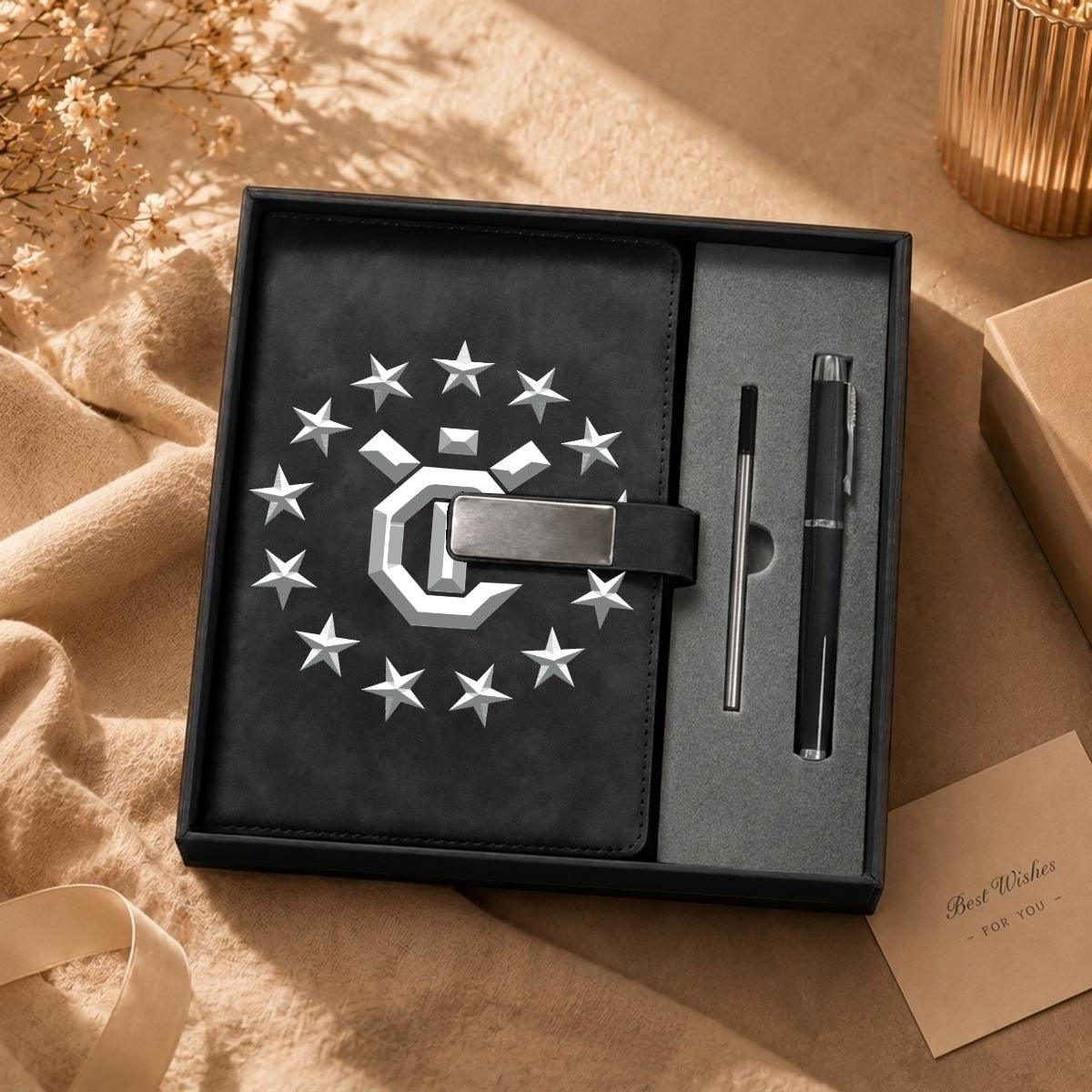 Notebook Gift Set with Metal Pen