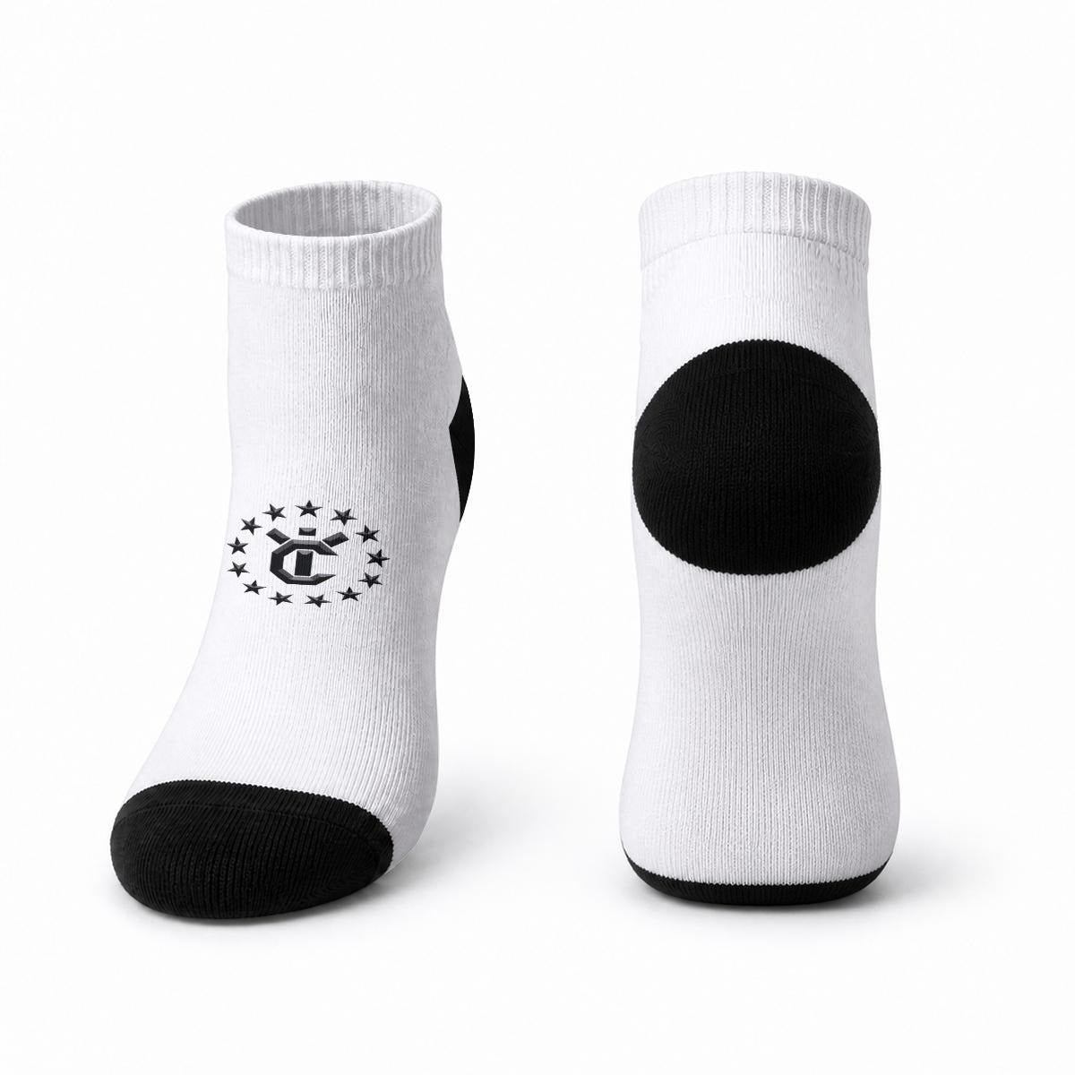 Y i C Unisex Color-Block Athletic Socks