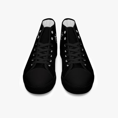 New YIC High-top Canvas Shoes - VantaBlack
