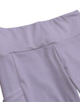 Women's High Waist Yoga Pants With Side Pocket - Digital Lavender