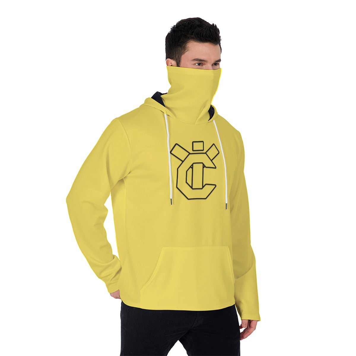 YIC Men&#39;s Pullover Hoodie With Mask - Illuminating