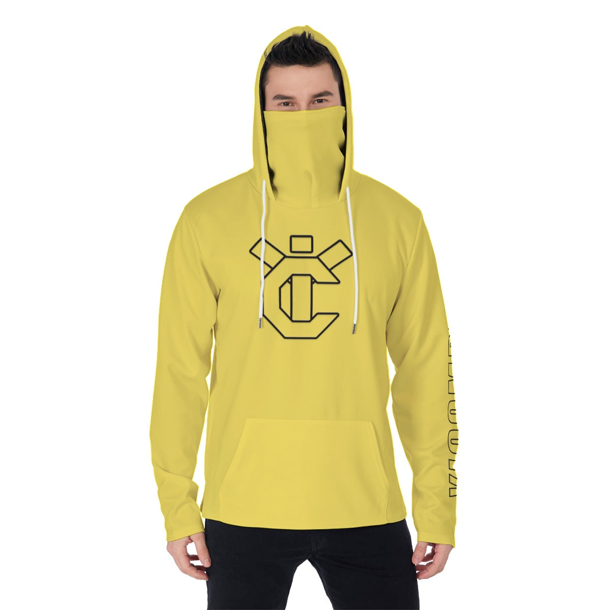 YIC Men&#39;s Pullover Hoodie With Mask - Illuminating