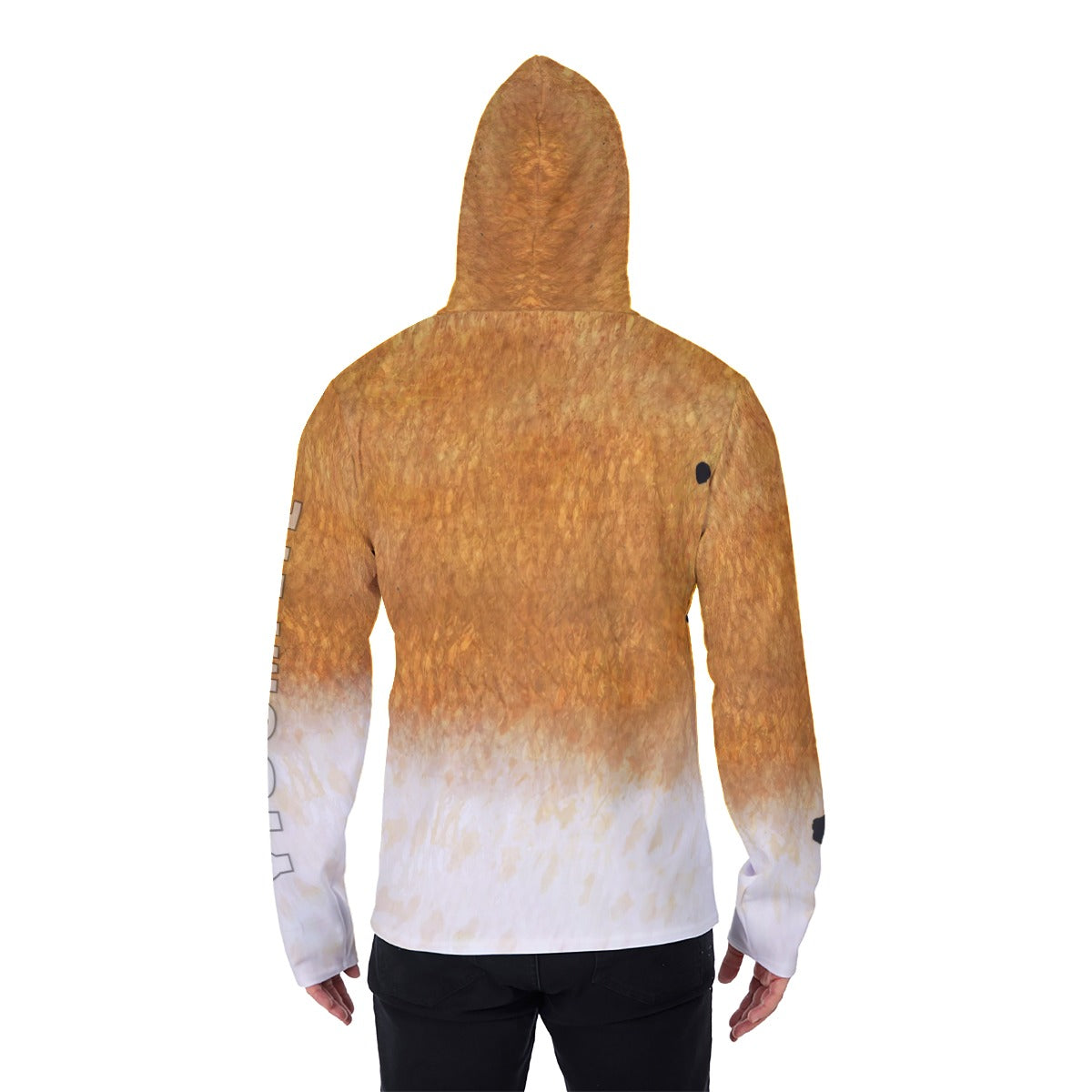 YIC Men's Pullover Hoodie With Mask - Redfish