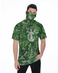 Men's Hooded T's with Built-in Mask -