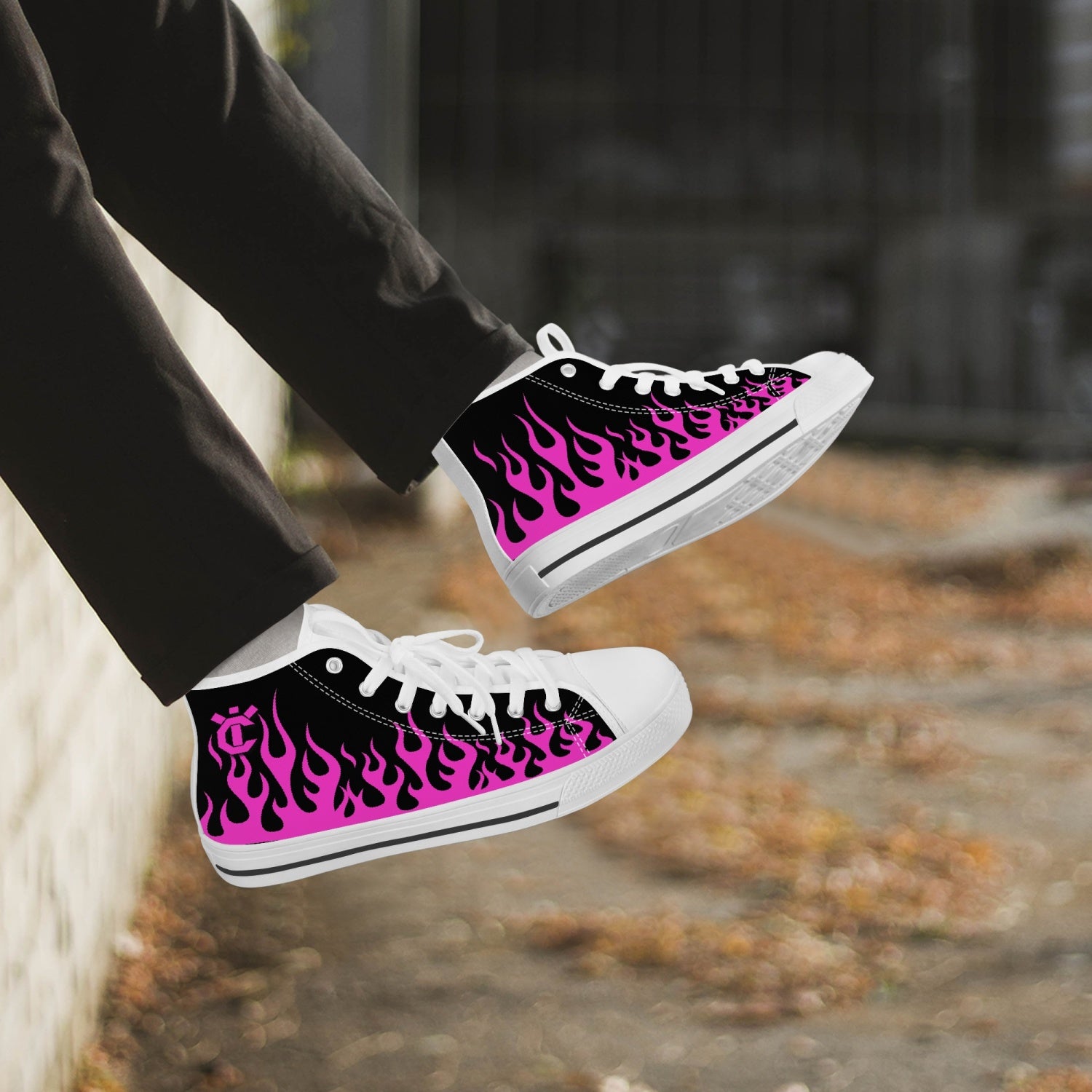 Classic High-Top Canvas Shoes -